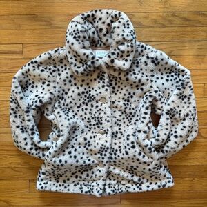 Z Supply Cheetah Print Faux Fur Jacket